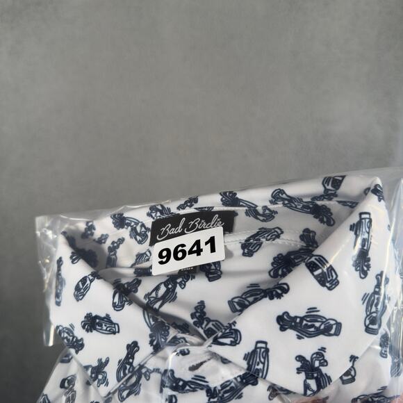 Bad Birdie The Players Men's Polo Golf Caddy By Day Short Sleeve Size Medium - Picture 9 of 9